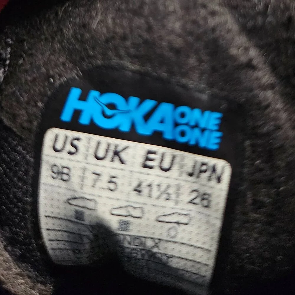 HOKA One One in Black, Size Women 9, Used Once, Almost Brand New Condition - Picture 5 of 8